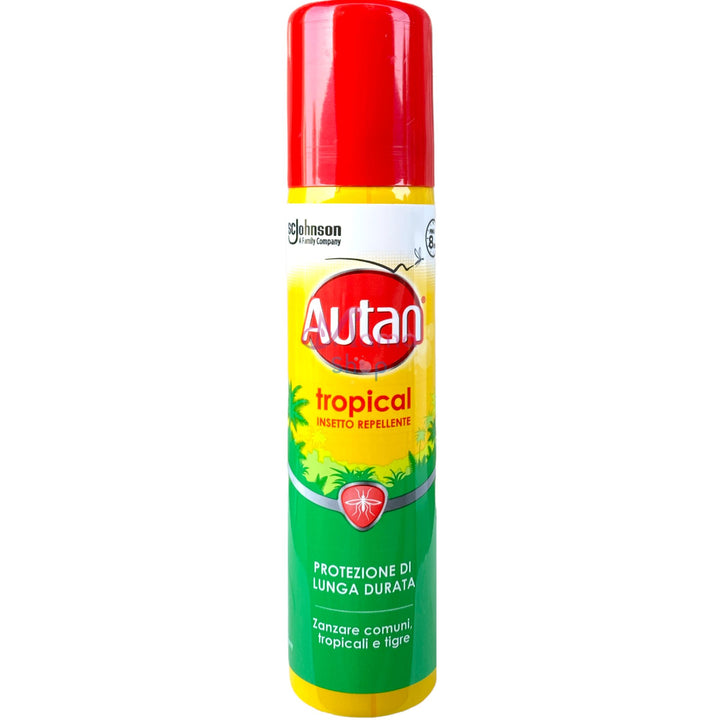 Autan tropical insetto repellente per zanzare comuni tigri e tropicali spray 100 ml