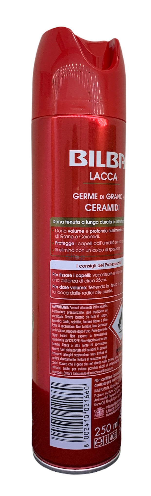 Bilba lacca germe di grano e ceramidi tenuta forte 250 ml