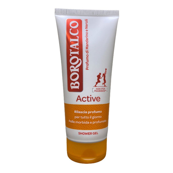 Borotalco doccia gel active arancio al profumo di mandarino e neroli 200 ml