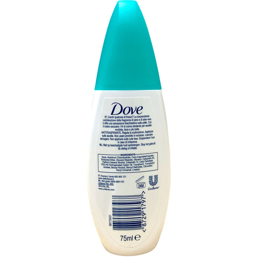 Dove deodorante vapo aloe e pera 75 ml