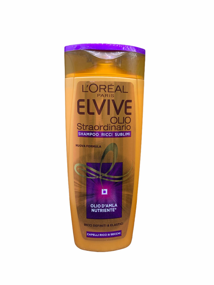 Elvive shampoo olio straordinario ricci sublimi per capelli ricci e secchi 250 ml