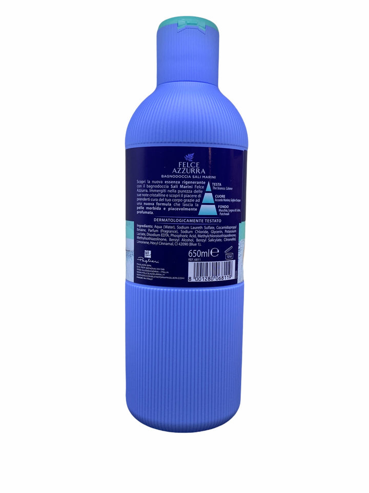 Felce azzurra bagno doccia sali marini essenza rigenerante 650 ml