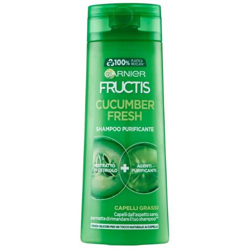Fructis shampoo cucumber fresh capelli grassi 250 ml