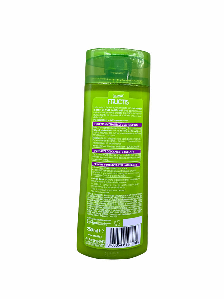 Fructis shampoo hydra ricci fortificante con olio di pistacchio 250 ml