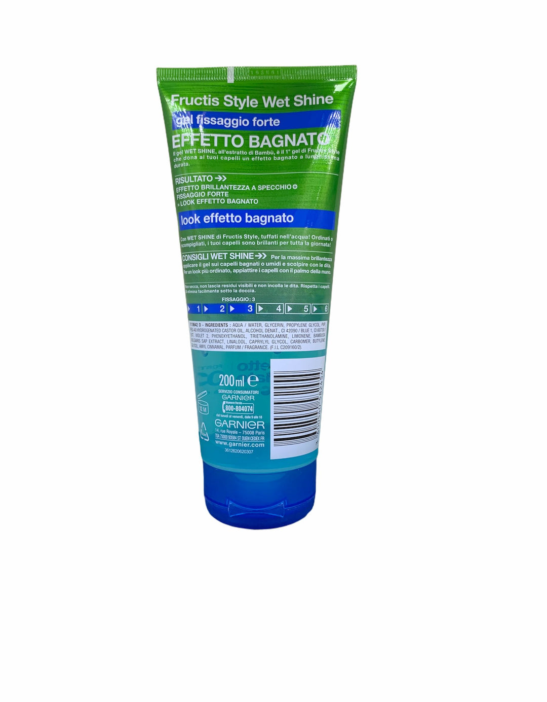 Fructis style gel wet shine fissaggio 03 forte 200 ml