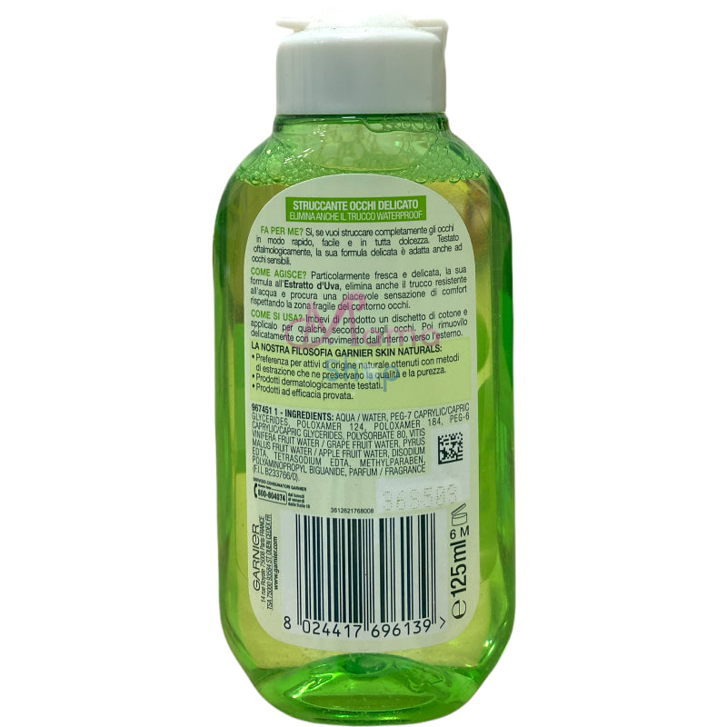 Garnier struccante occhi delicato fresh pelli normali o miste 125 ml