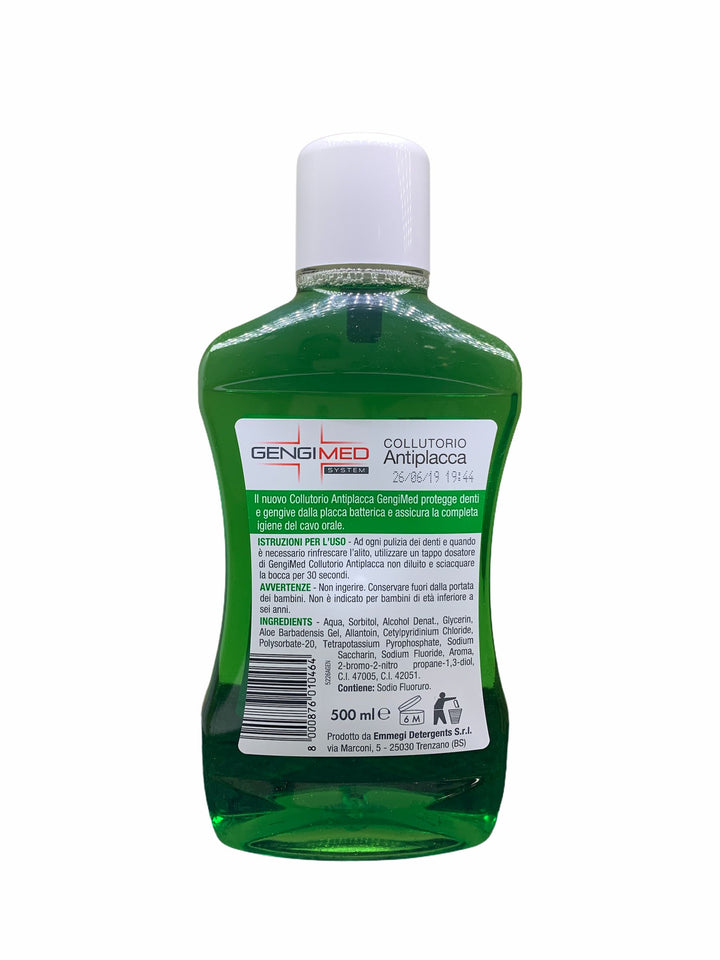 Gengimed collutorio antiplacca aroma menta 500 ml