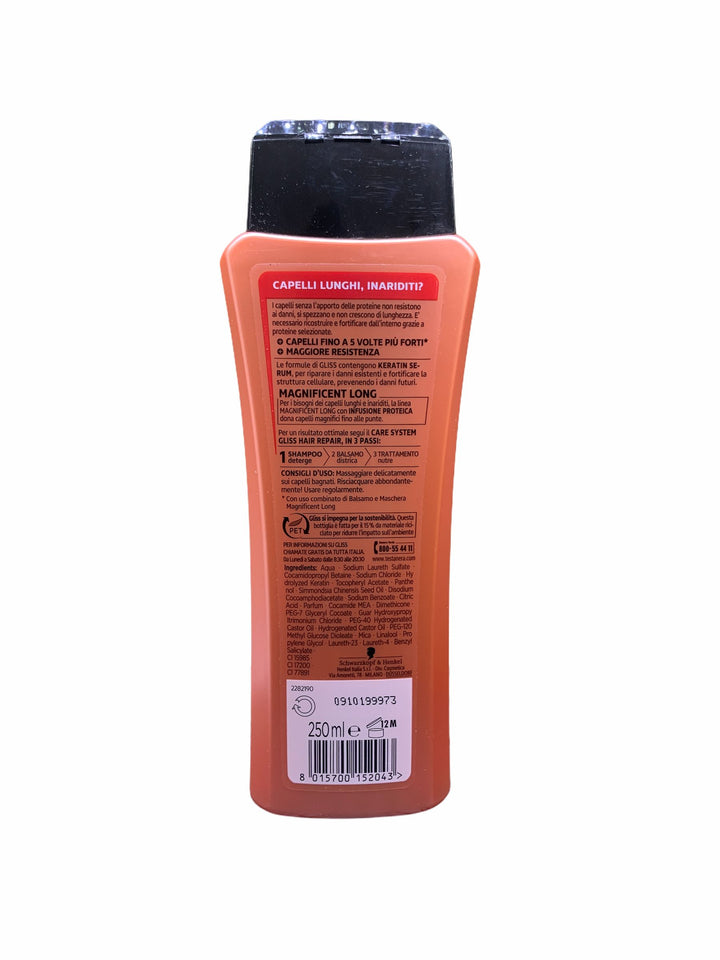 Gliss shampoo magnificent long 250 ml