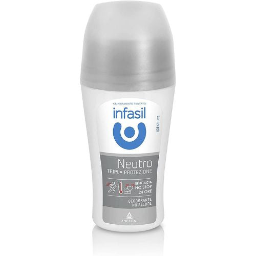 Infasil deodorante roll on neutro tripla protezione 50 ml