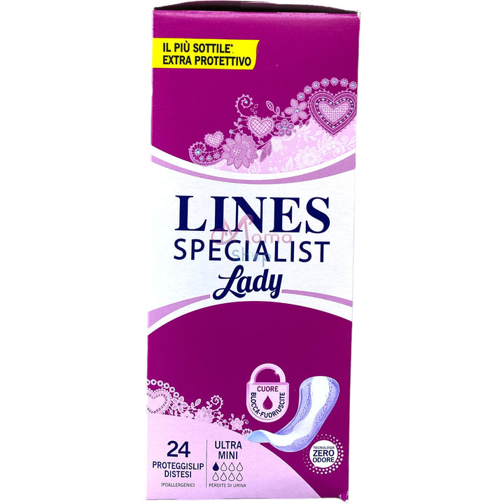 Lines specialist lady proteggi slip distesi ultra mini x24