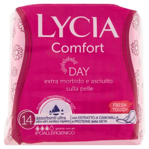 Lycia assorbenti  ultra day comfort con ali giorno x14