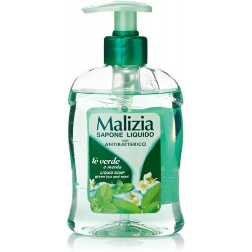 Malizia sapone liquido dosatore antibatterico tè verde 300 ml