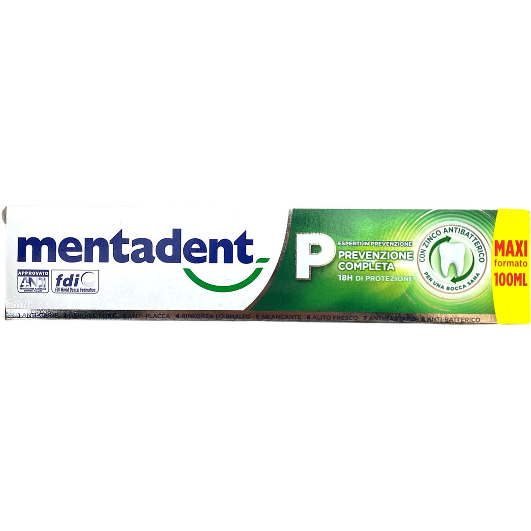 Mentadent dentifricio P prevenzione completa 100 ml