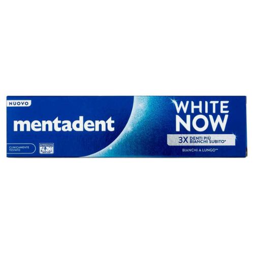 Mentadent dentifricio white now 75 ml