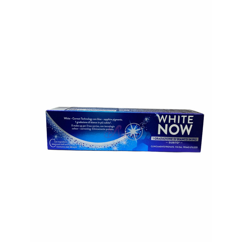 Mentadent dentifricio white now 75 ml