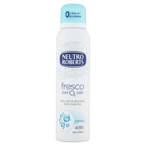 Neutro roberts deodorante spray fresco classico zero macchie 150 ml