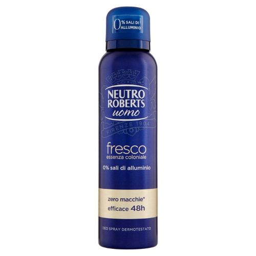 Neutro roberts deodorante spray uomo fresco essenza coloniale 150 ml