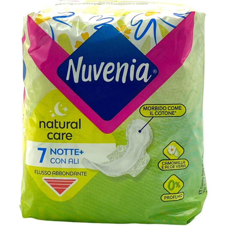 Nuvenia assorbenti natural care notte con ali x7