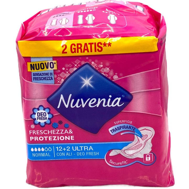 Nuvenia assorbenti normali con ali deo fresh x14