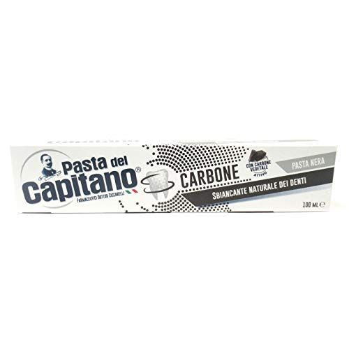 Pasta del capitano dentifricio carbone pasta nera 100 ml