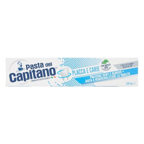 Pasta del capitano dentifricio placca e carie 100 ml