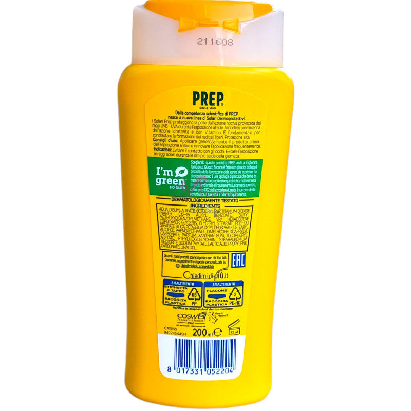 Prep sun latte solare fp50 200 ml