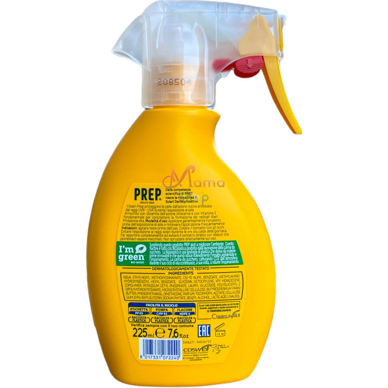 Prep sun latte solare spray fp30 225 ml