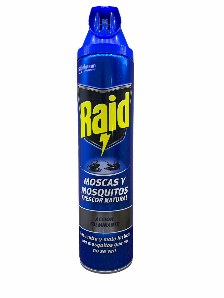 Raid insetticida spray mosche e zanzare 600 ml