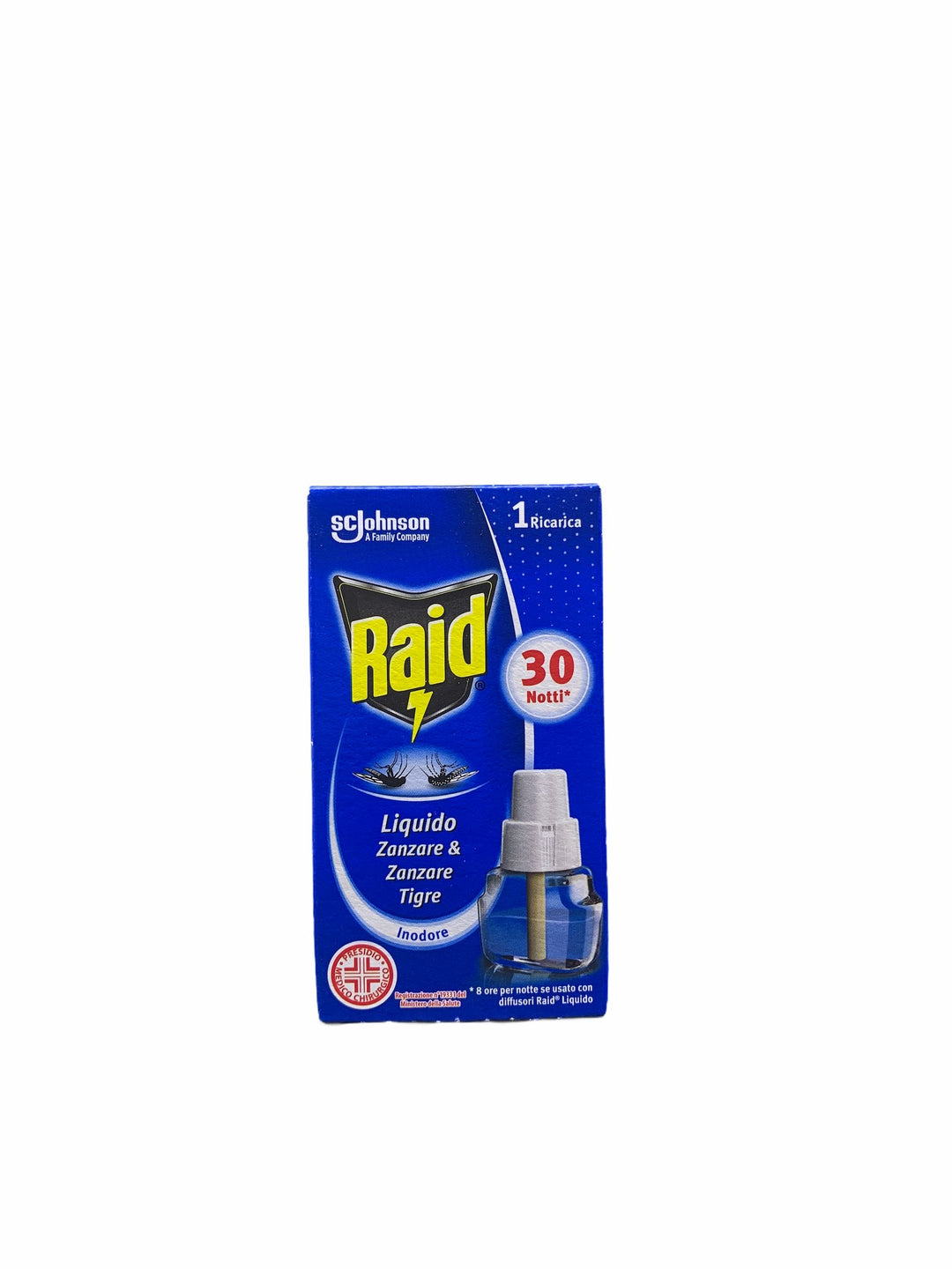 Raid liquido ricarica 30 notti 21 ml