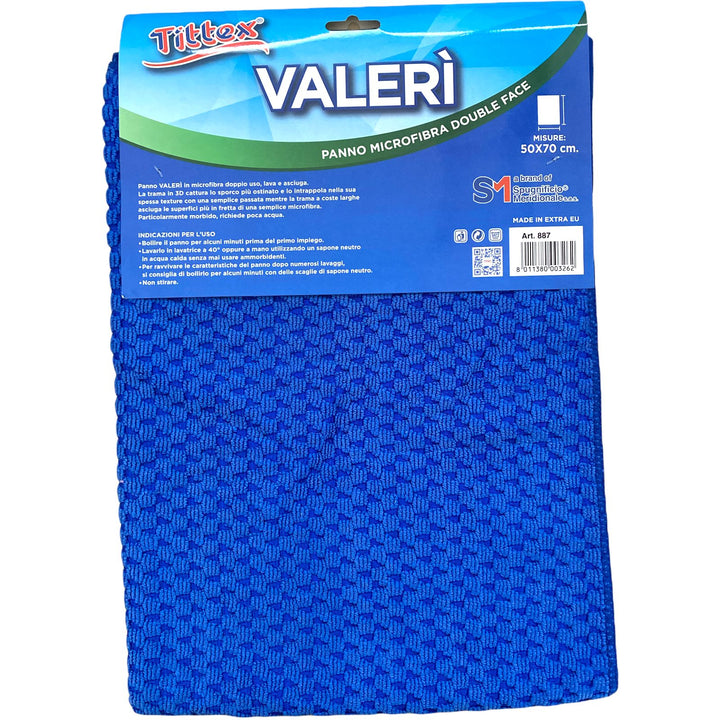 Tittex valeri panno microfibra double face 50x70 colori assortiti 1 pezzo