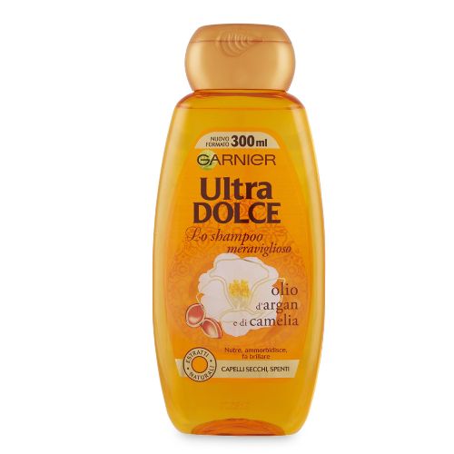 Ultra dolce shampoo nutriente con oli meravigliosi argan e camelia per capelli secchi e spenti 300 ml