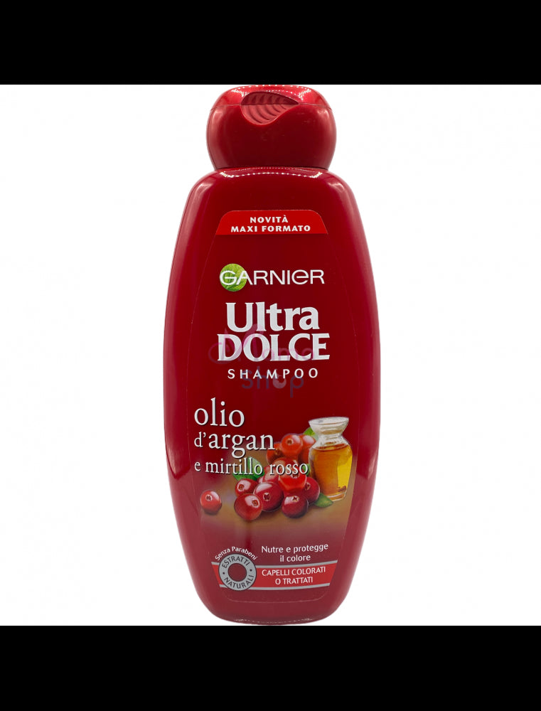 Ultra dolce shampoo olio d'argan e mirtillo rosso 400 ml – Mama-Shop