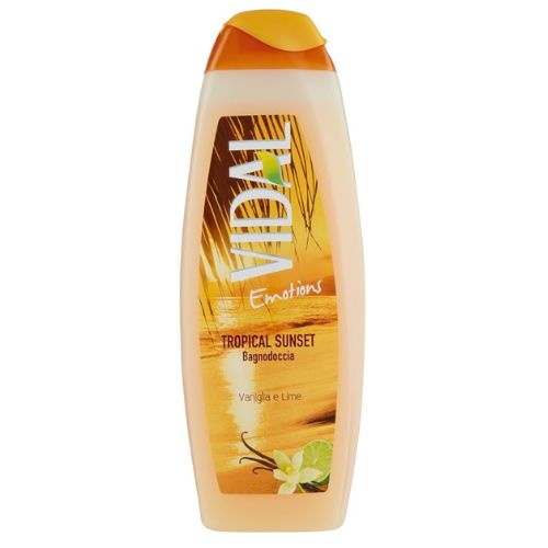 Vidal bagnodoccia emotion tropical sunset vaniglia e lime 500 ml