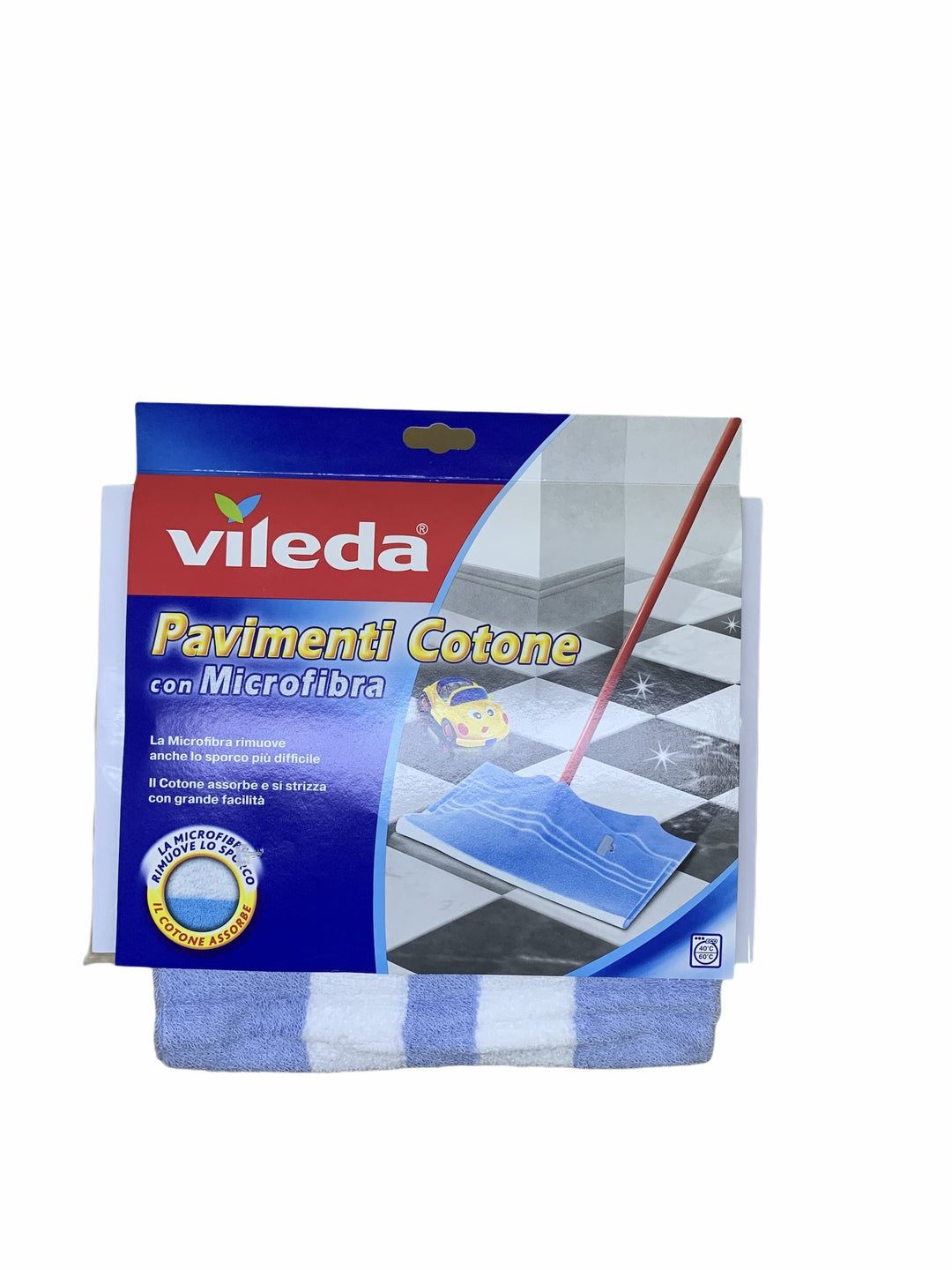 Vileda pavimenti cotone con microfibra 50x50